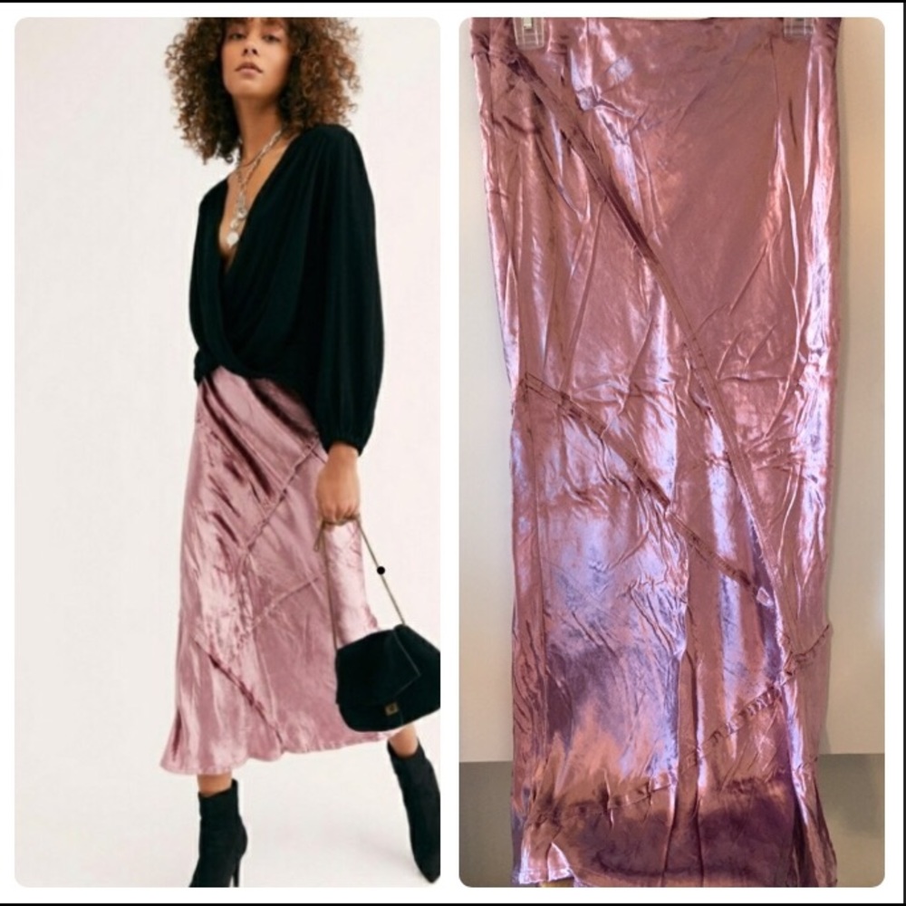Free People Solid Serious Swagger Skirt